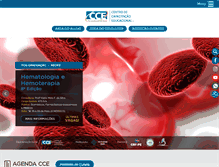 Tablet Screenshot of ccecursos.com.br